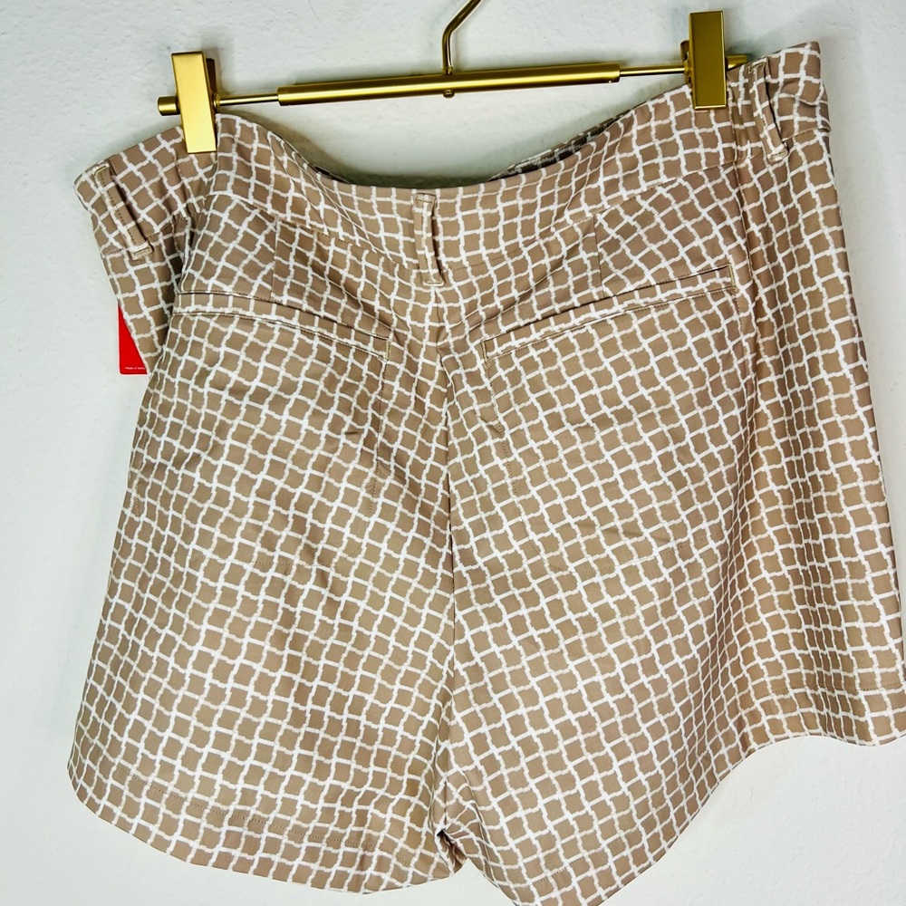 Spanx Sunshine Shorts 13” Bermuda Size XL Tan Pull On Stretch UPF 50+ Quick Dry - Picture 7 of 7